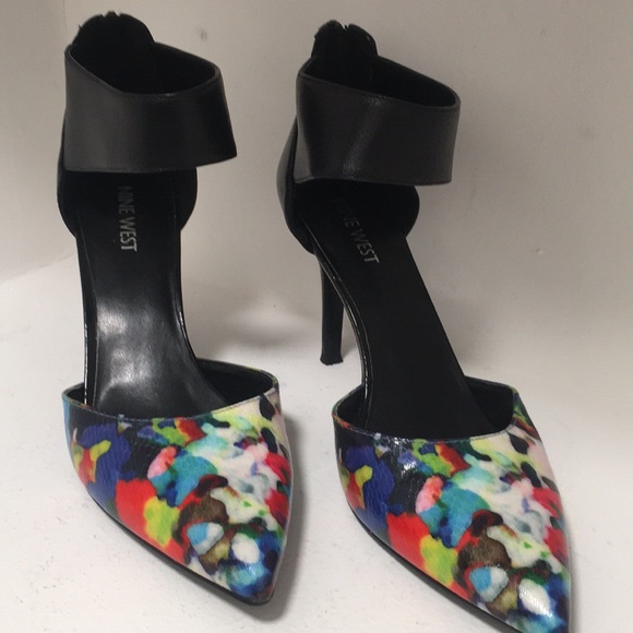 Nine West colorful ankle pumps - Picture 4 of 6